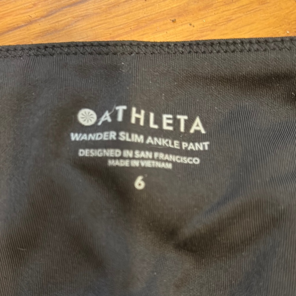 Athleta Black Slim Ankle Pants - Picture 2 of 2